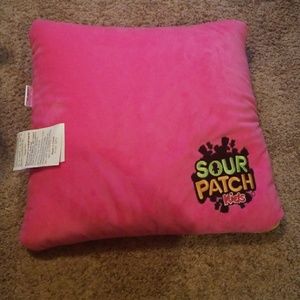 Sour Patch Kids Beaded Pillow